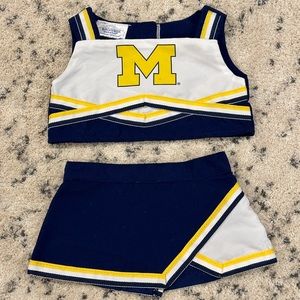 Build a bear workshop cheerleader outfit set